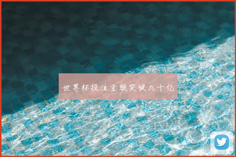 世界杯投注金额突破几十亿