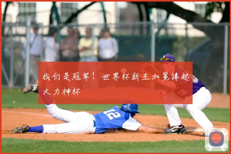 我们是冠军!世界杯新王加冕捧起大力神杯