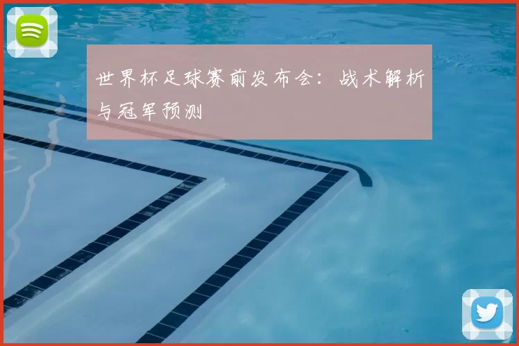 世界杯足球赛前发布会：战术解析与冠军预测
