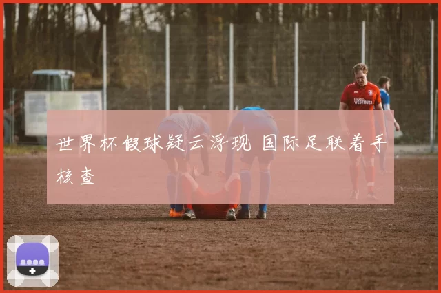 世界杯假球疑云浮现 国际足联着手核查