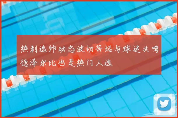 热刺选帅动态波切蒂诺与球迷共鸣德泽尔比也是热门人选