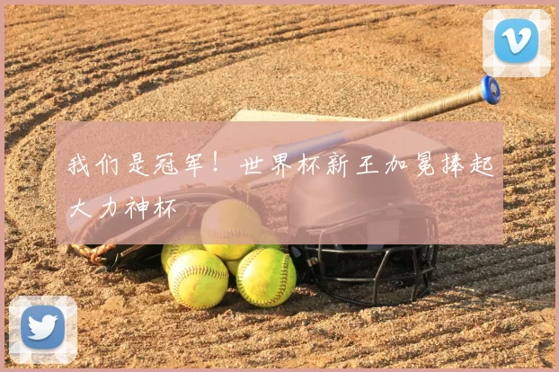我们是冠军！世界杯新王加冕捧起大力神杯